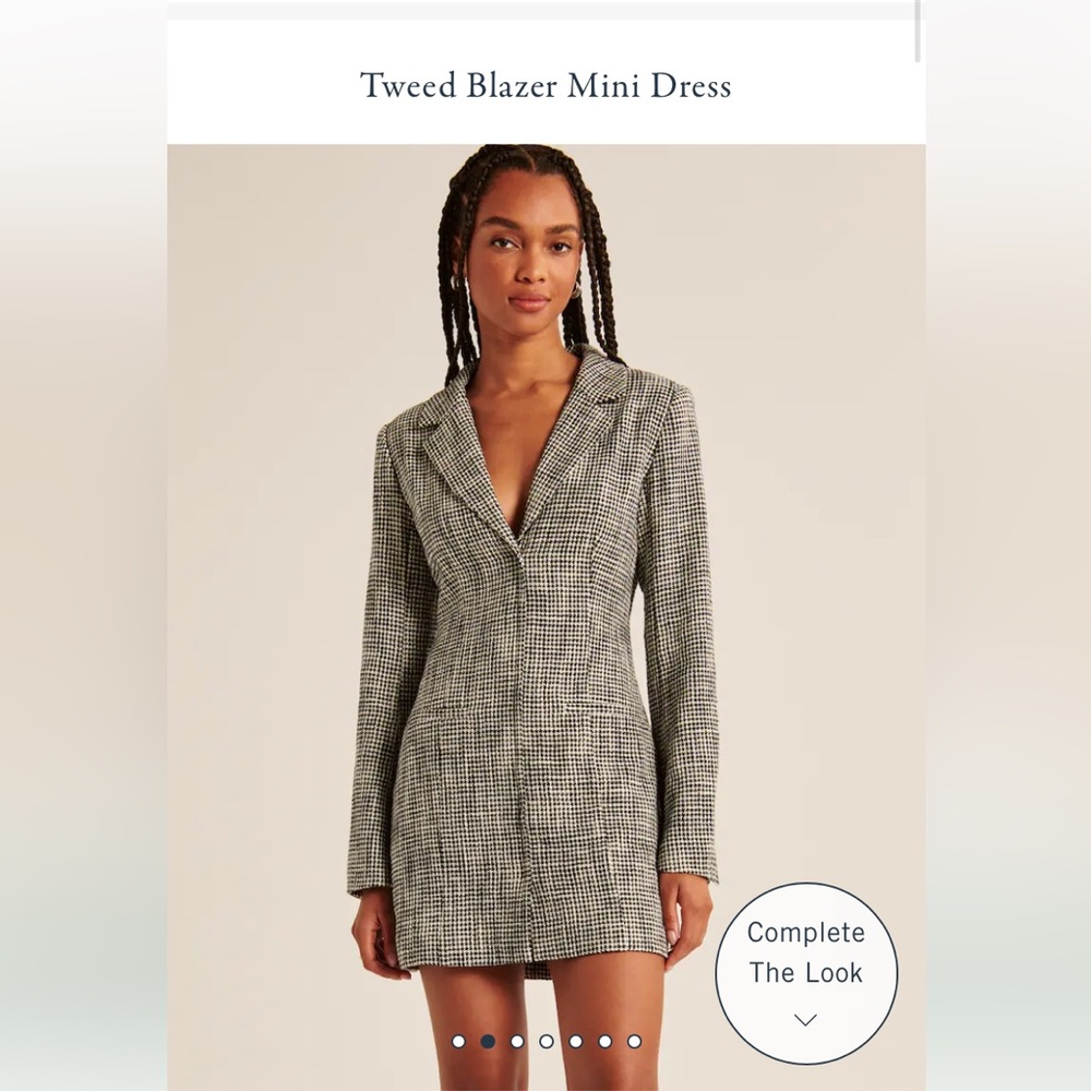 ‼️ISO‼️ Tweed Blazer Mini Dress XXSP